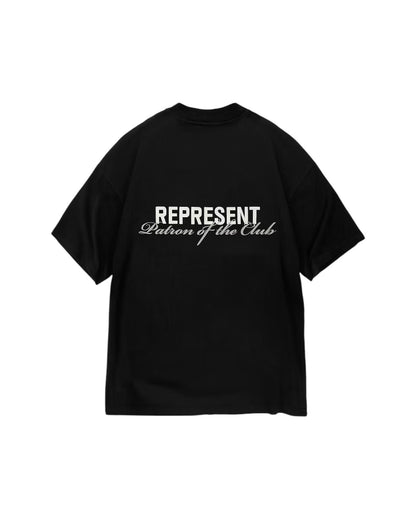 Represent Patron Of The Club T-Shirt - Black