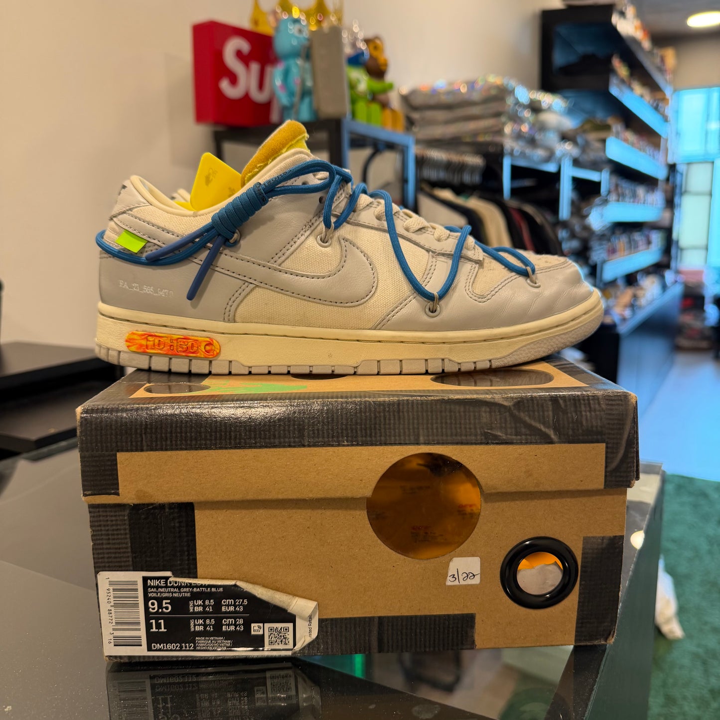 Nike Dunk Low Off-White Lot 10 (USADA)