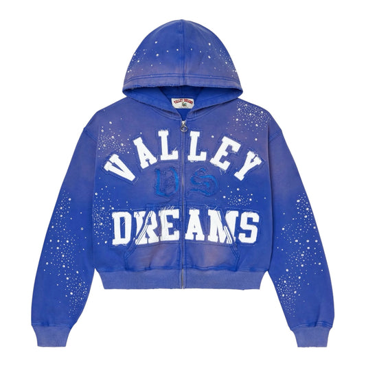 Hoodie Valley Zip Up Classico Sapphire