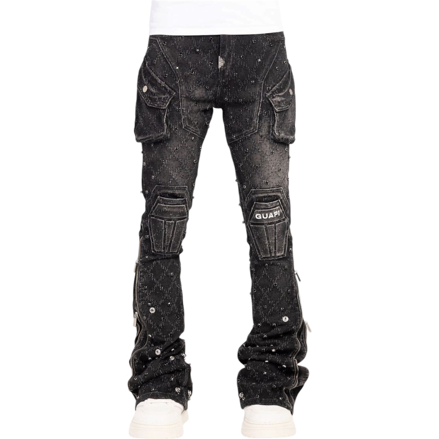 Denim GP Obsidian Black Coffin Arc Embellished