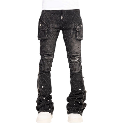 Denim GP Obsidian Black Coffin Arc Embellished
