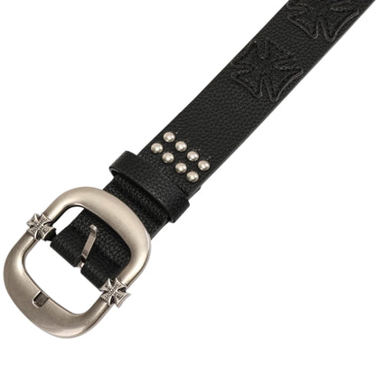 Belt Black on Black Iron Crest Patch