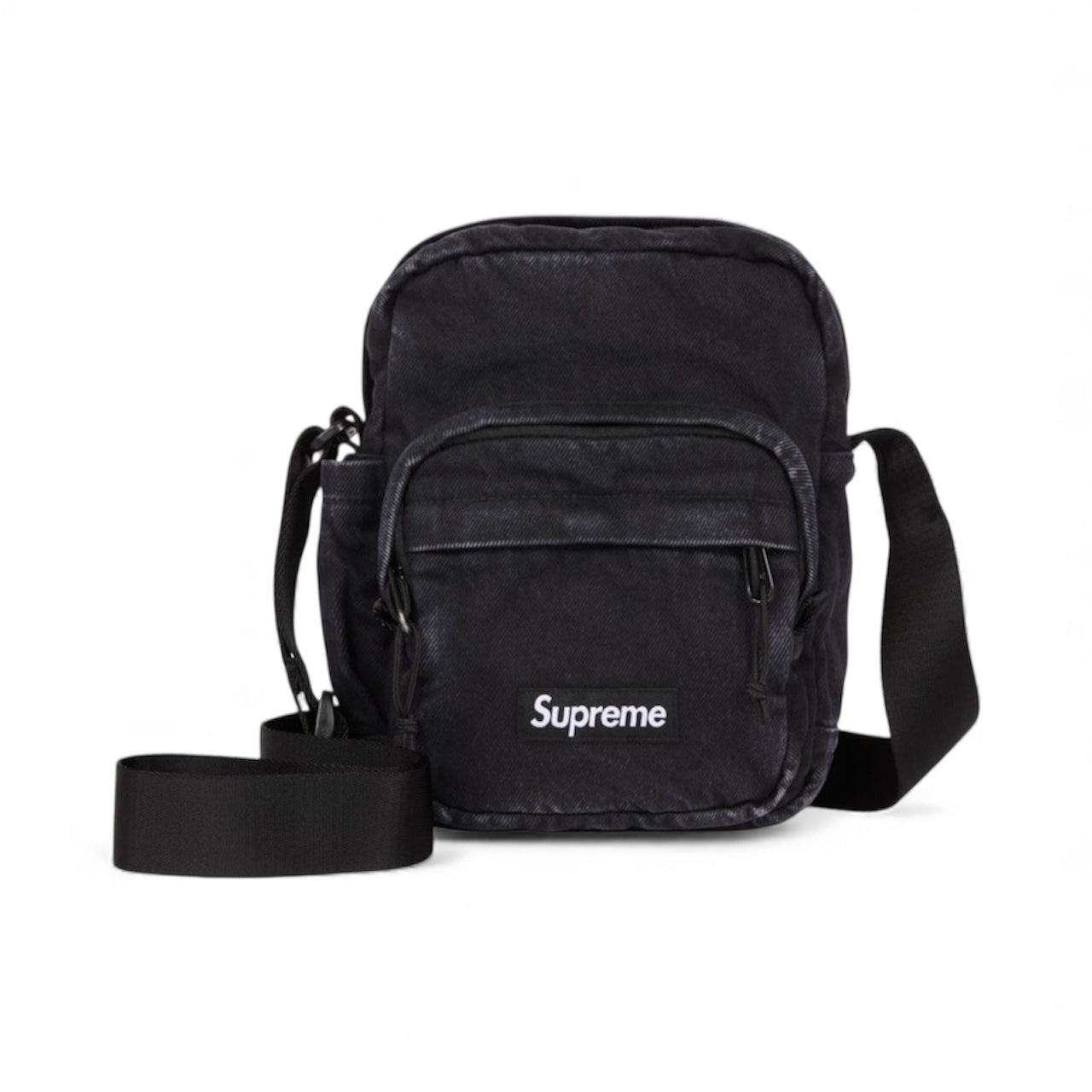 Supreme Denim Shoulder Bag Black