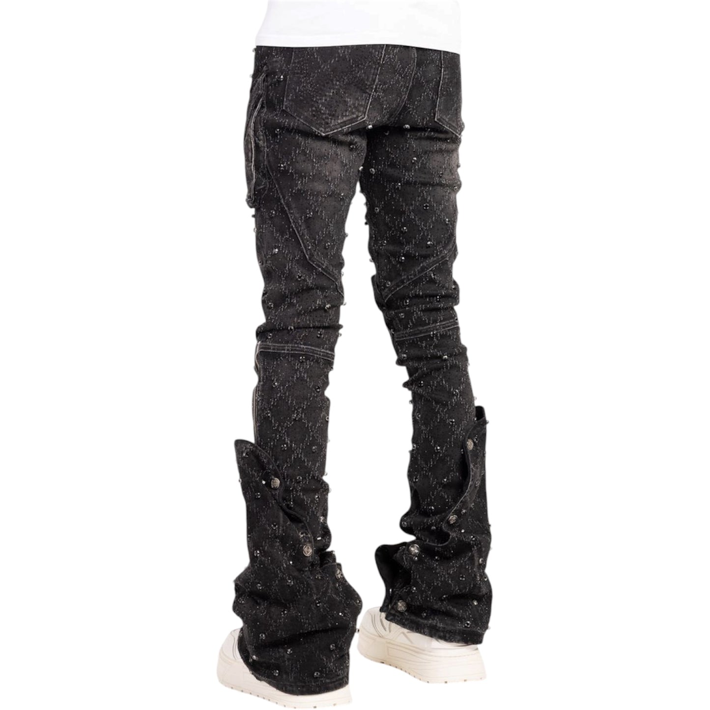 Denim GP Obsidian Black Coffin Arc Embellished