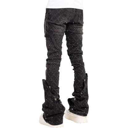 Denim GP Obsidian Black Coffin Arc Embellished