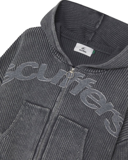 Scuffers New Light Dark Buzz Knit Zipper