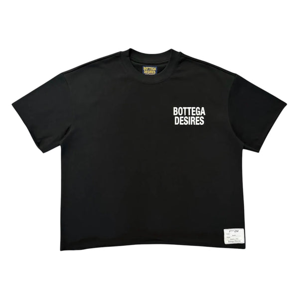 T-Shirt Bottega Desires Fuck Em Black