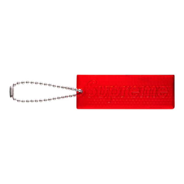 Supreme Reflective Keychain Red