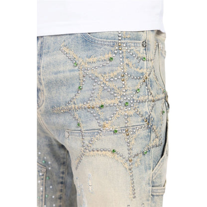 Denim OG Emerald Spider