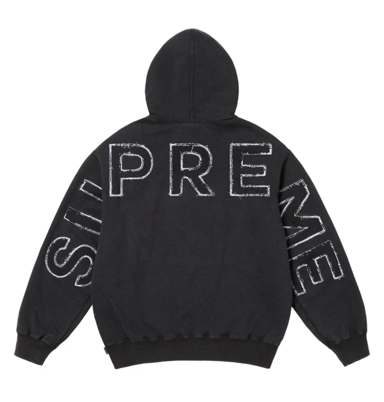 Supreme Hoodie Frayed Hooded