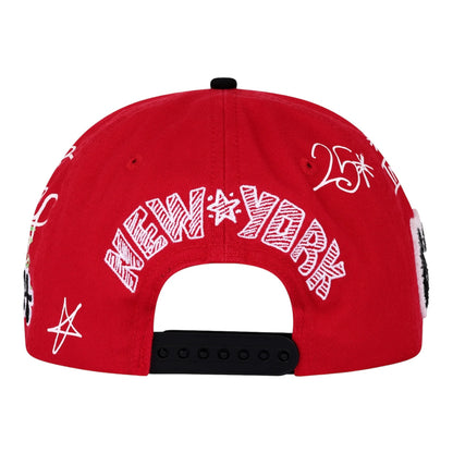Cap Lost Intricacy Red NY Canvas