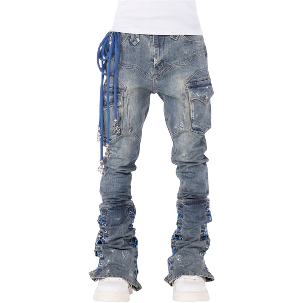 Denim Guapi Aqua Blue Waxed Rope