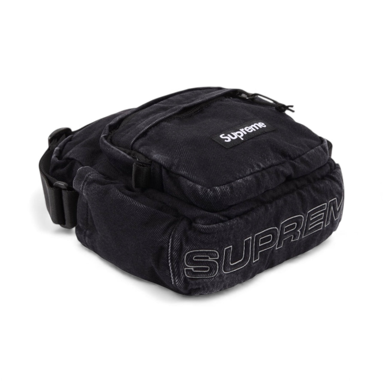 Supreme Denim Shoulder Bag Black