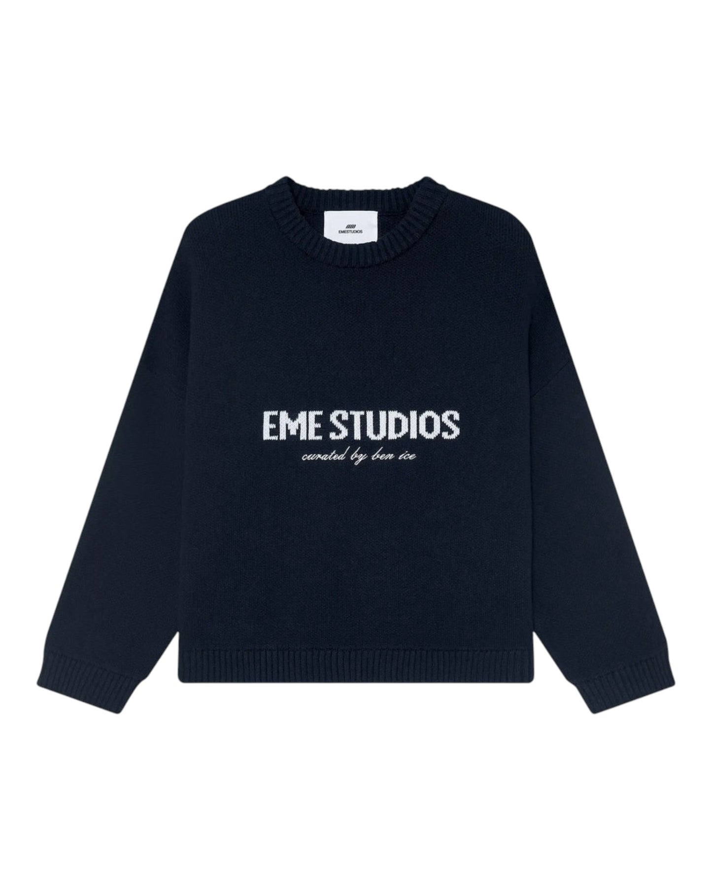 Eme Studios Master Navy Knit Sweater