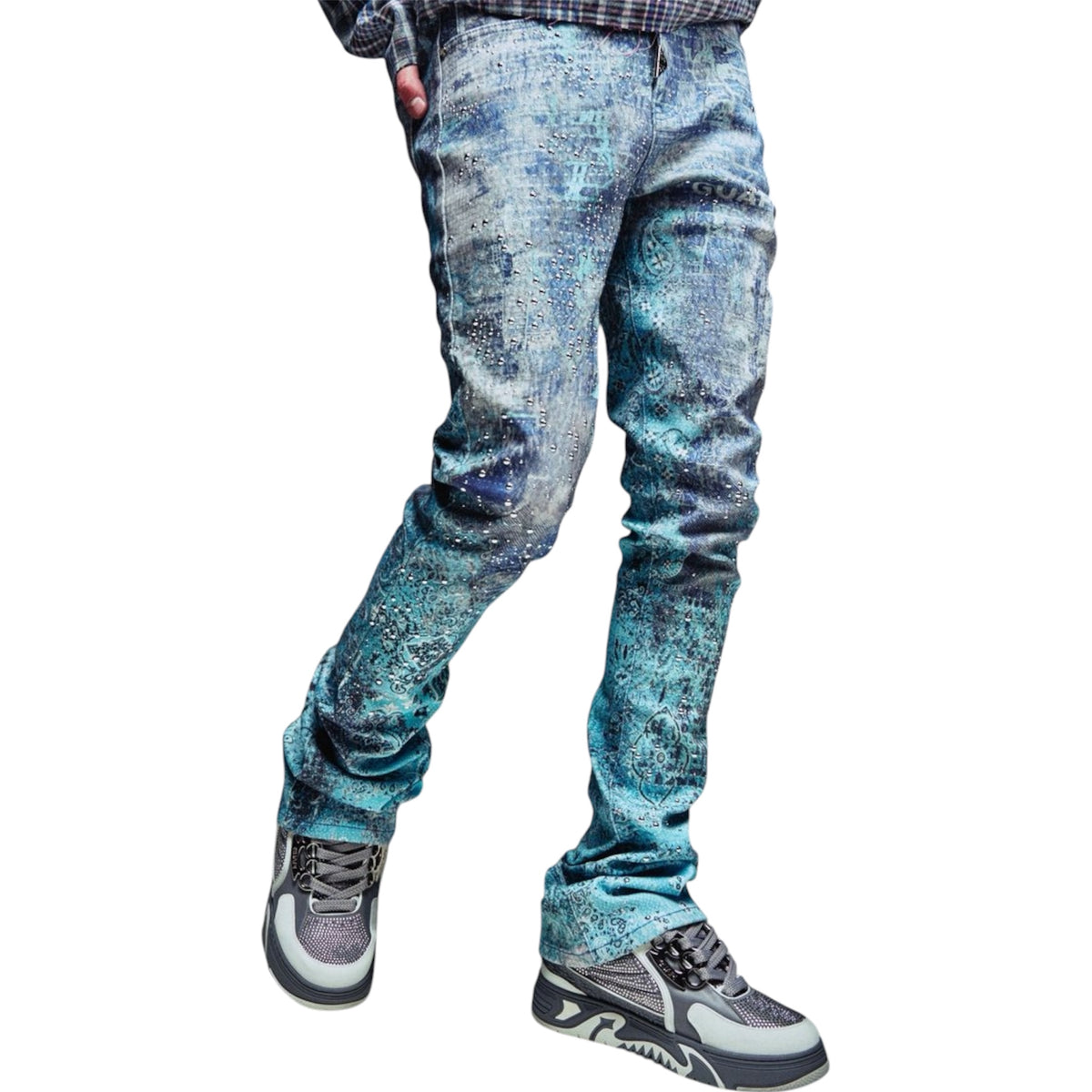 Denim Guapi Frosted Paisley