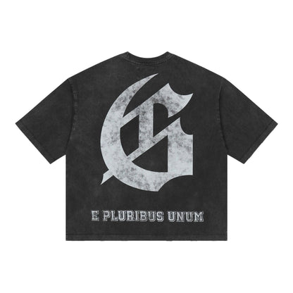 T-Shirt Godspeed Collegiate Black Wash
