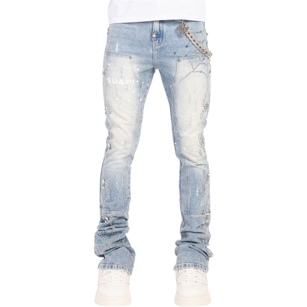 Denim Guapi Aqua Blue Spider