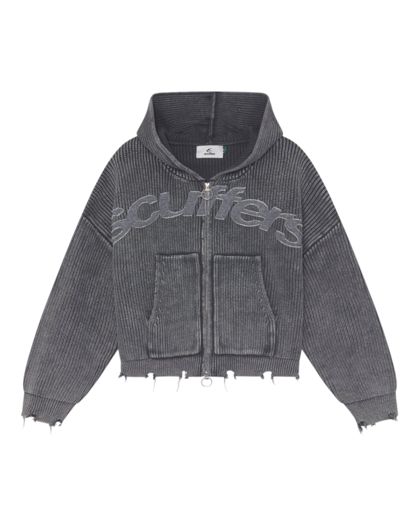 Scuffers New Light Dark Buzz Knit Zipper
