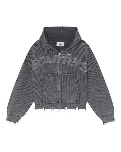 Scuffers New Light Dark Buzz Knit Zipper