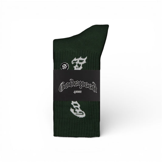 Socks Godspeed OG Logo Green Boom