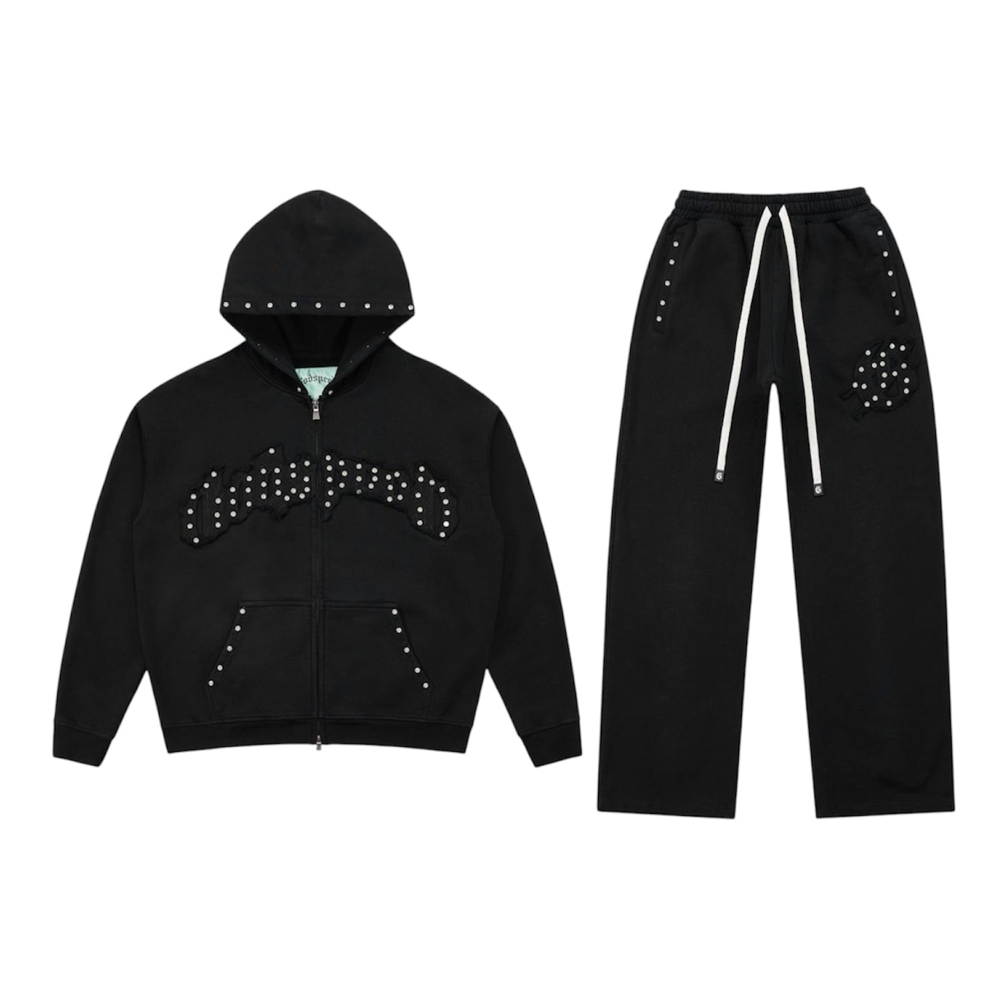 Sweatsuit Godspeed Symmetric Studed V2 💎 Black