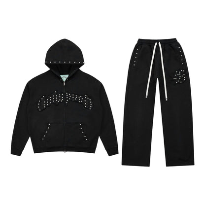 Sweatsuit Godspeed Symmetric Studed V2 💎 Black