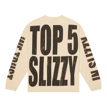 Long Sleeve Godspeed Top 5 Slizzy LS Bone