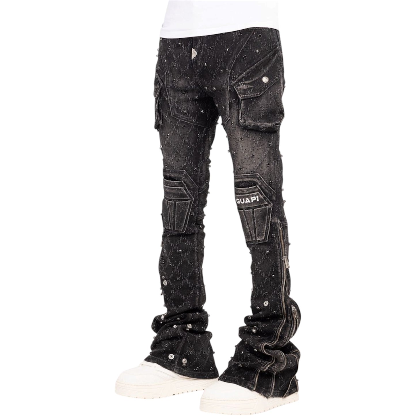 Denim GP Obsidian Black Coffin Arc Embellished
