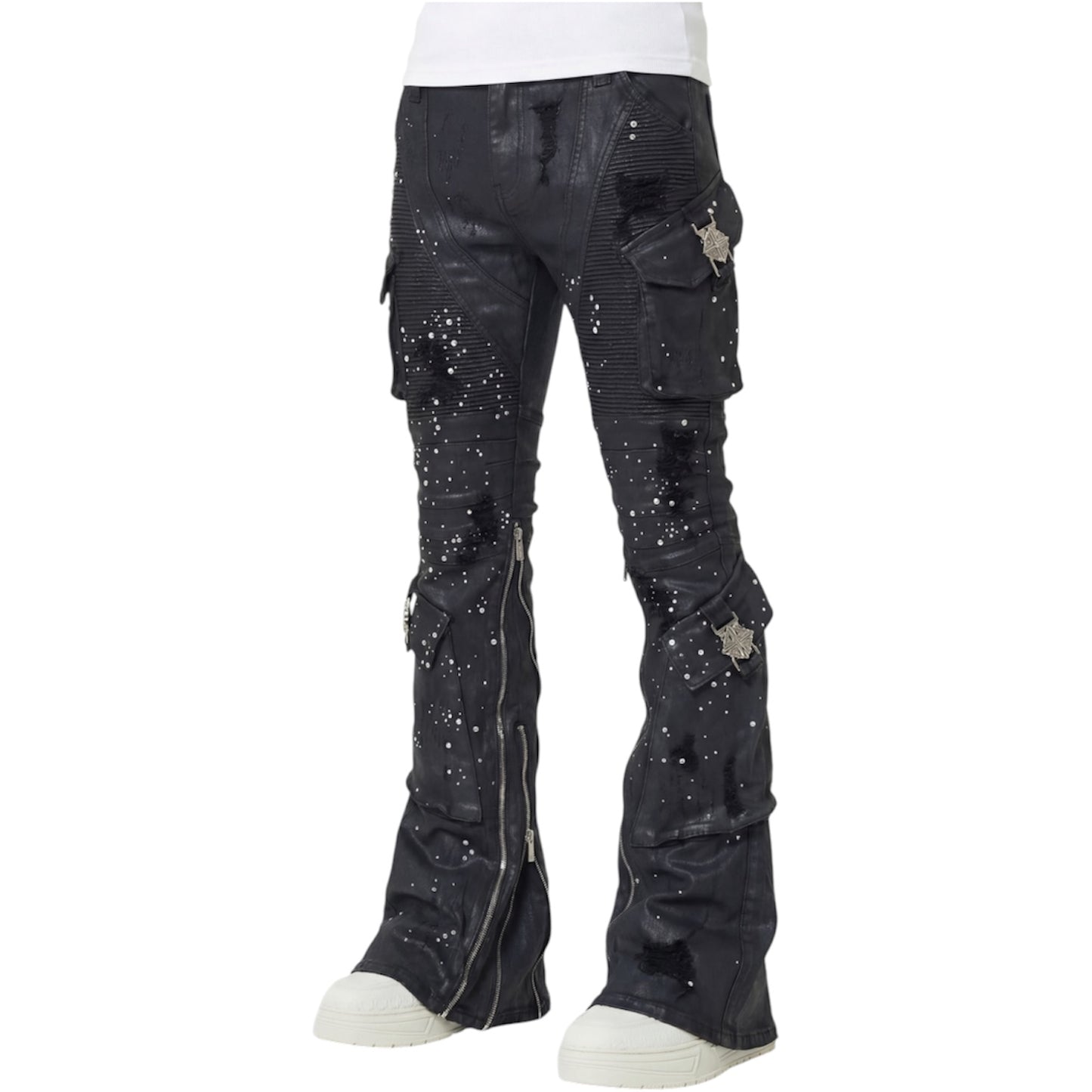 Denim Guapi Embellished Black Ops