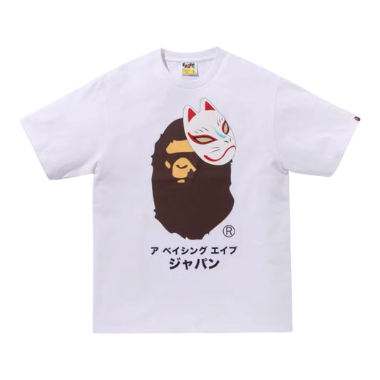 T-Shirt Bape Japanese Fox Mask