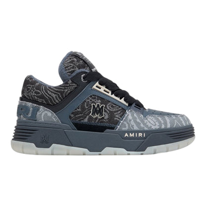AMIRI Blue Bandana Jacquard MA-1 Sneakers