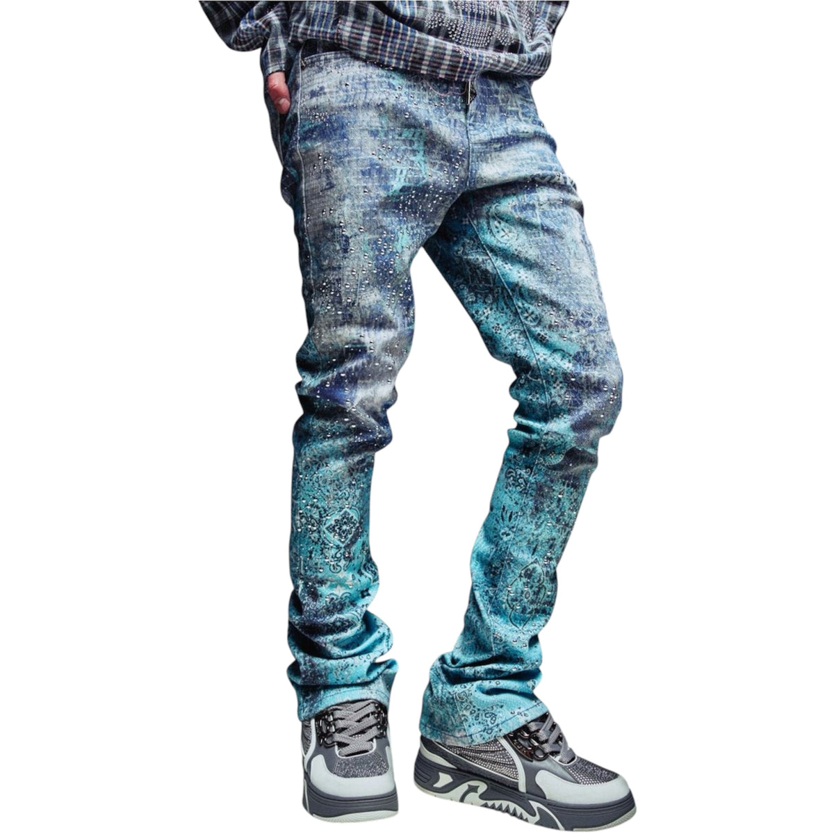 Denim Guapi Frosted Paisley — 3