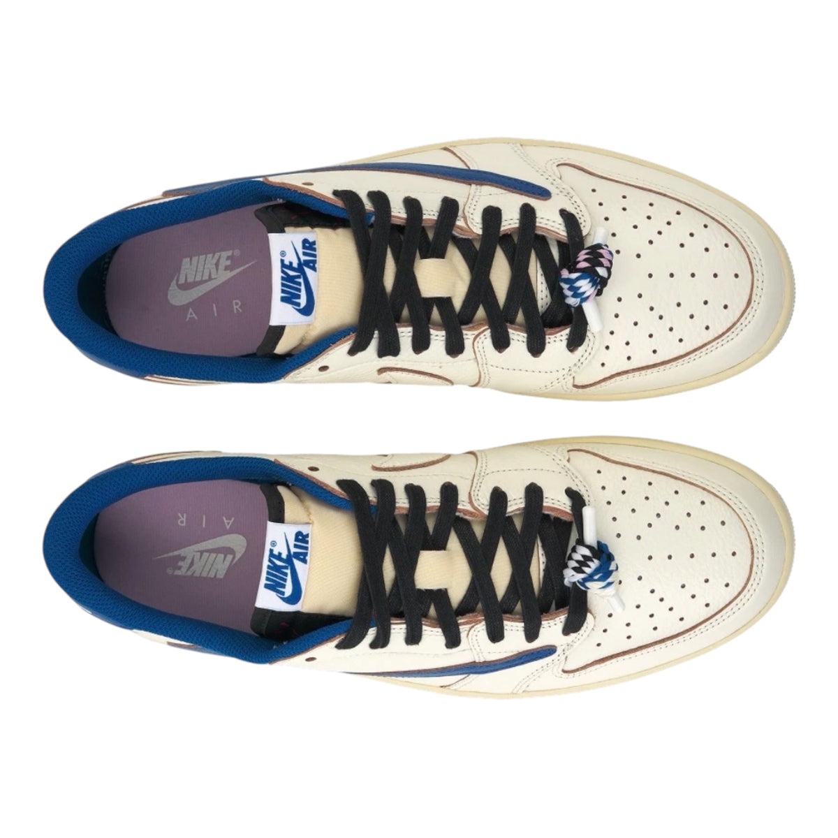 Jordan 1 Retro Low OG SP Fragment x Travis Scott Sail Military Blue — 6