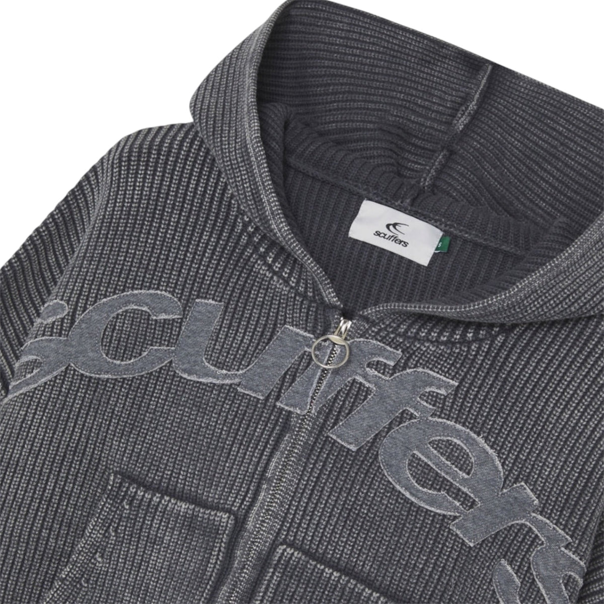 Scuffers New Light Dark Buzz Knit Zipper — 3