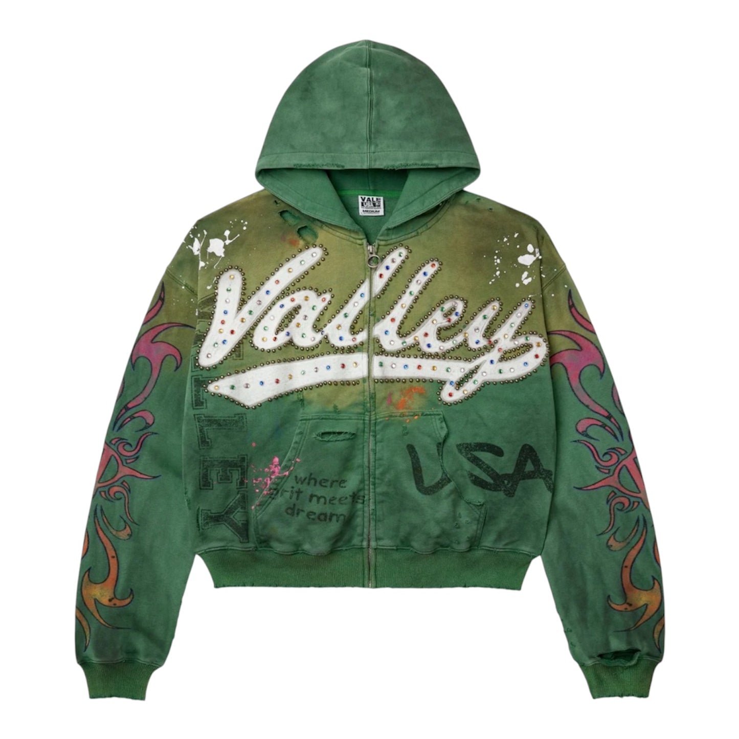 Hoodie Valley Zip Up Inferno