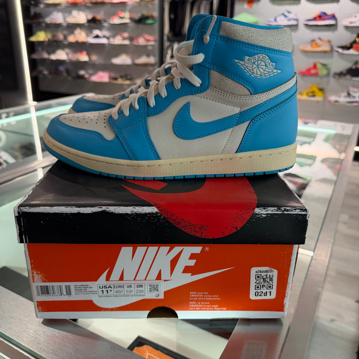 Jordan 1 Retro High OG UNC Reimagined (USADA)