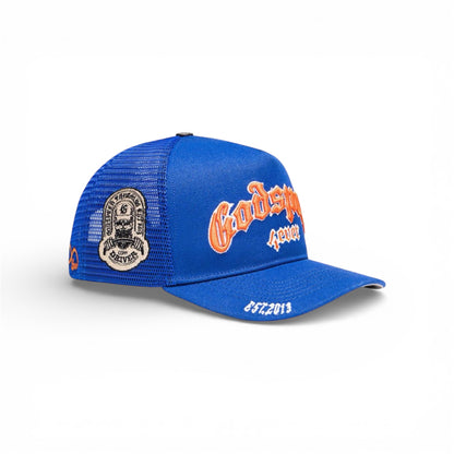 GS Forever Trucker Hat Godspeed Blue/Orange Boom