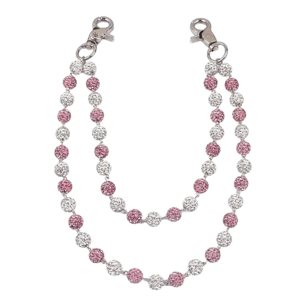 Pocket Chain Silver/Pink