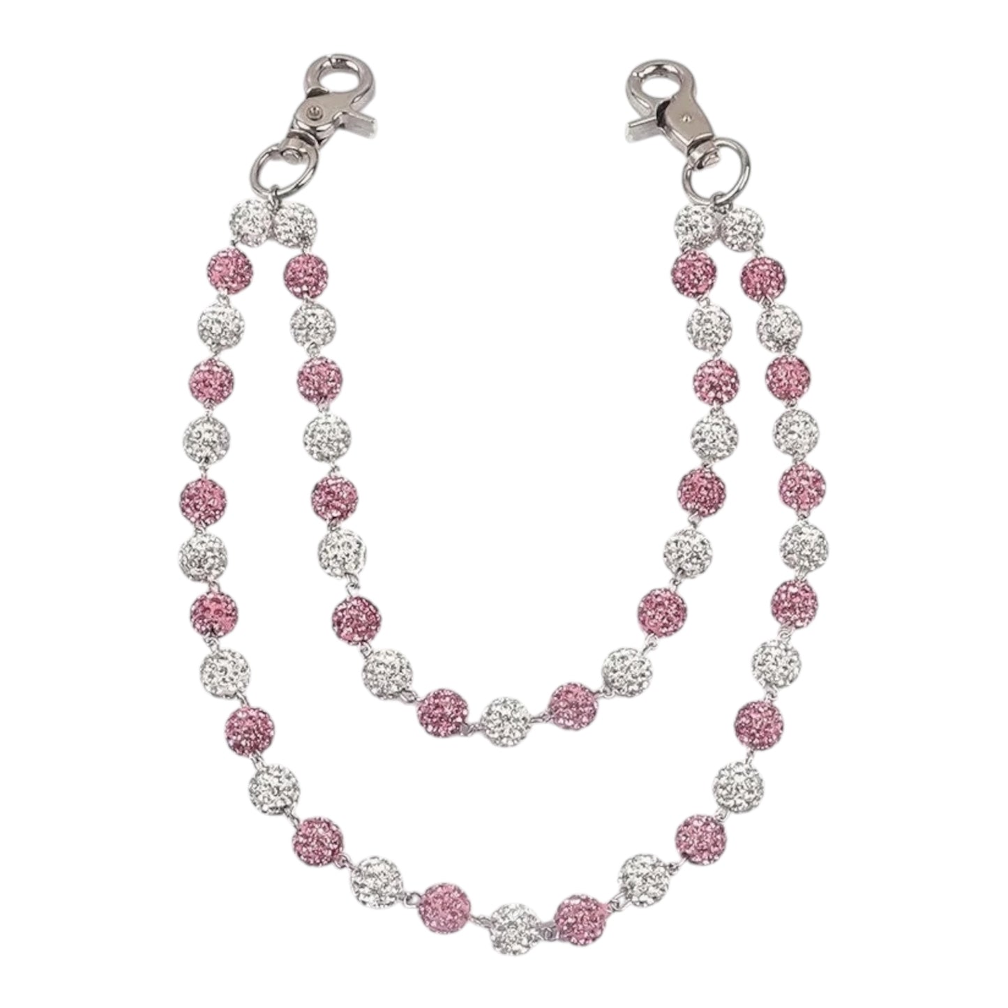 Pocket Chain Silver/Pink