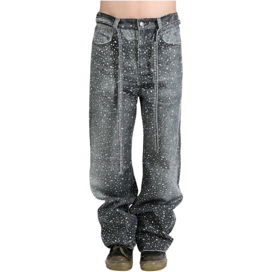 Birth Of Royal 20K Swarovski Diamond Pants Black