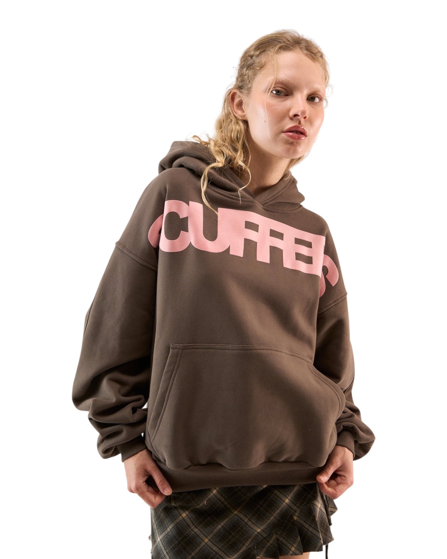 Scuffers Flock Brown Hoodie