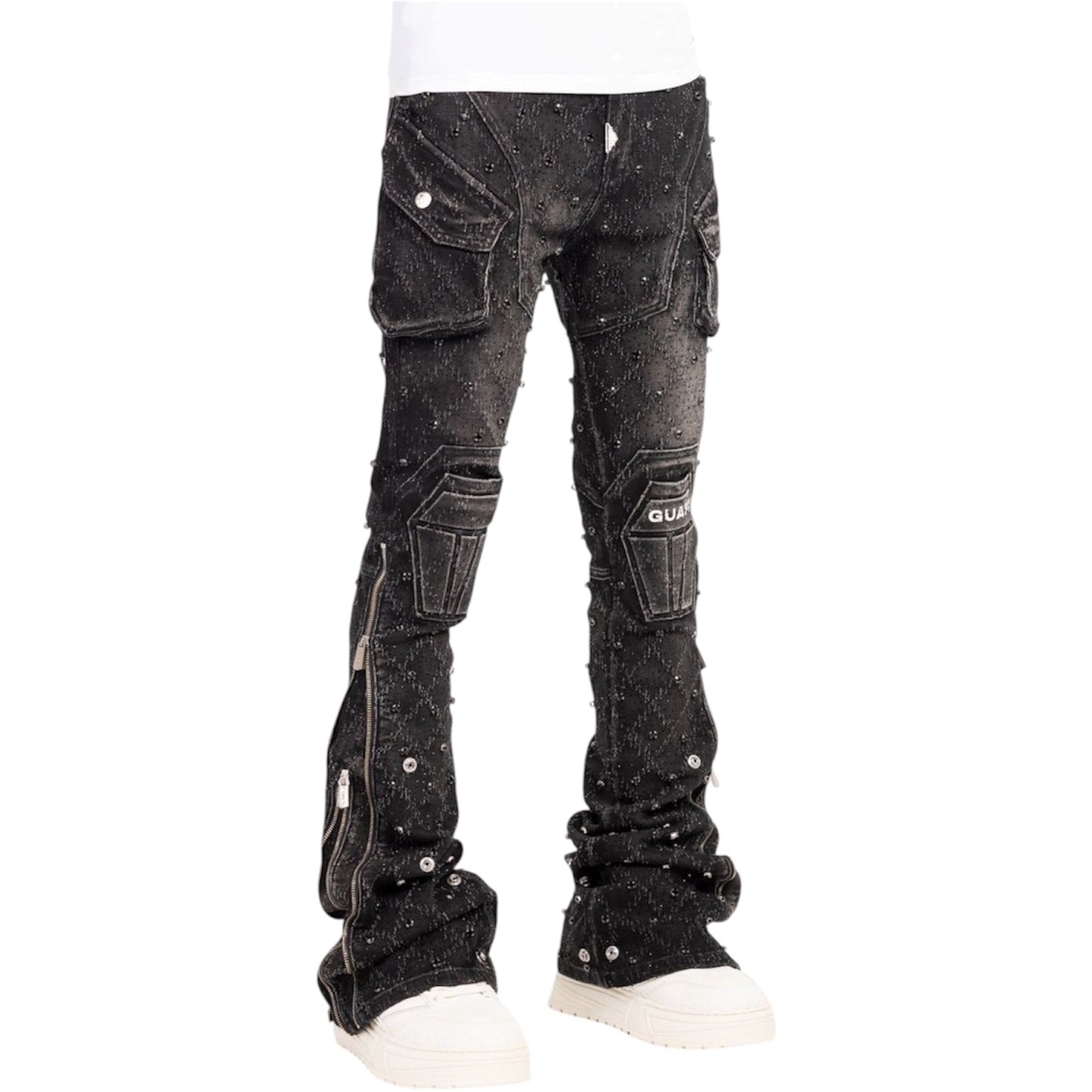 Denim GP Obsidian Black Coffin Arc Embellished