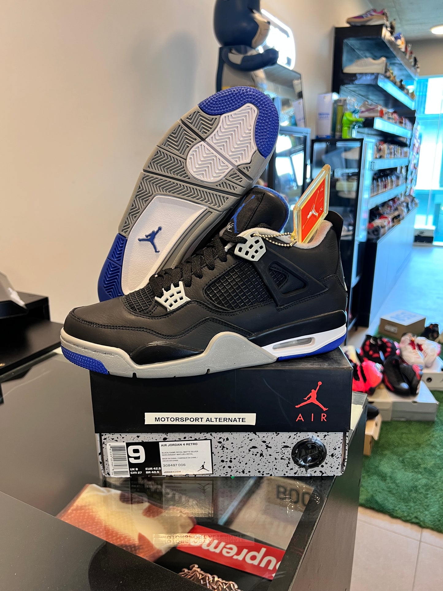 Jordan 4 Retro Motorsport Alternate