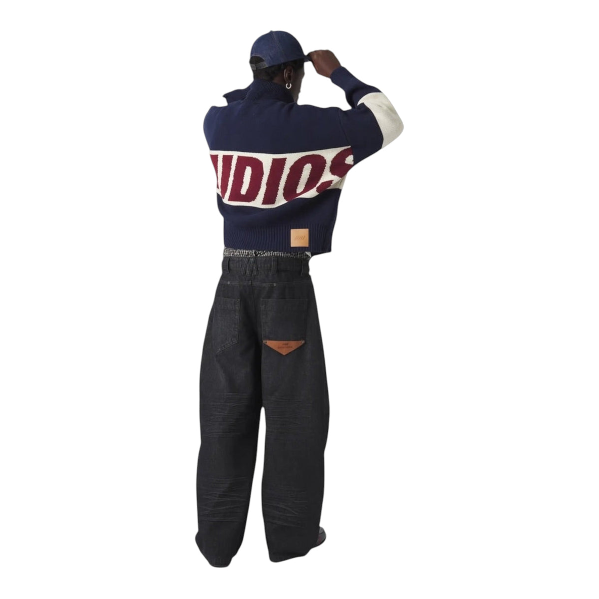 Eme Studios Thrill Navy Zipper Knit — 4