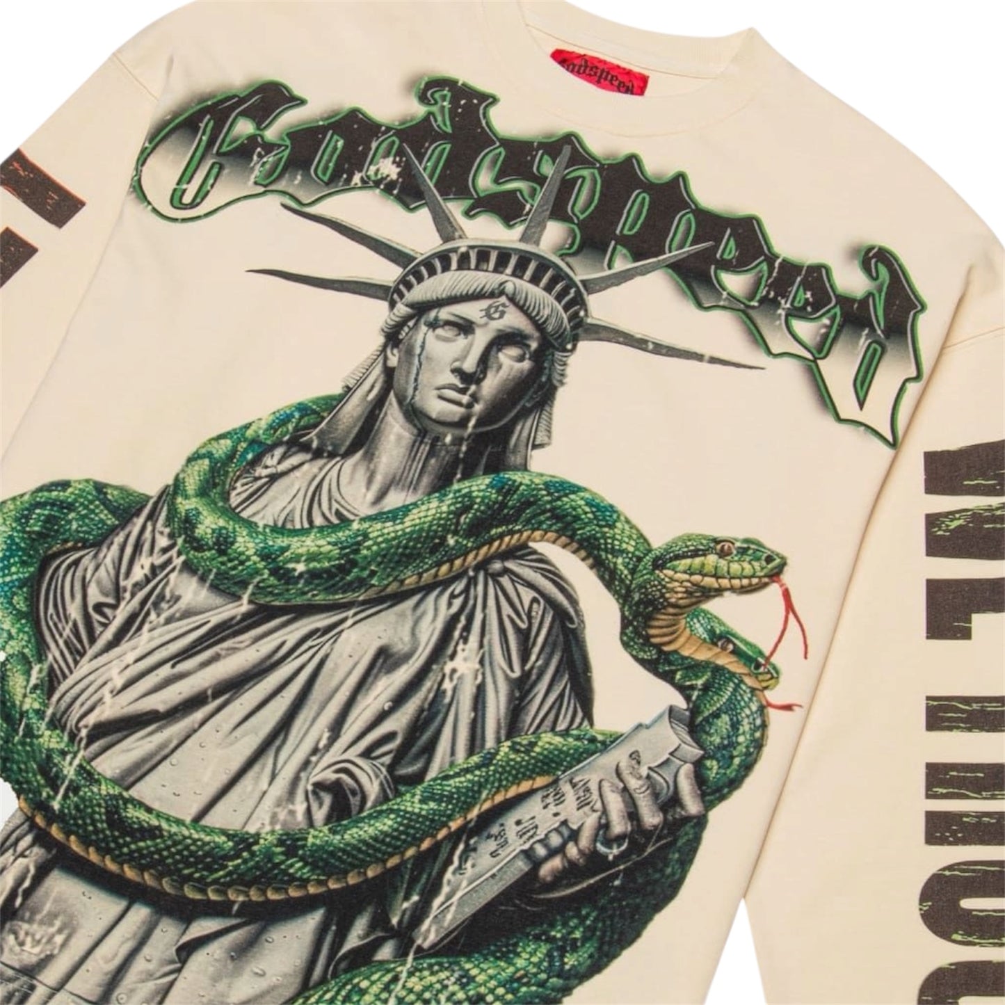 Long Sleeve Godspeed Top 5 Slizzy LS Bone