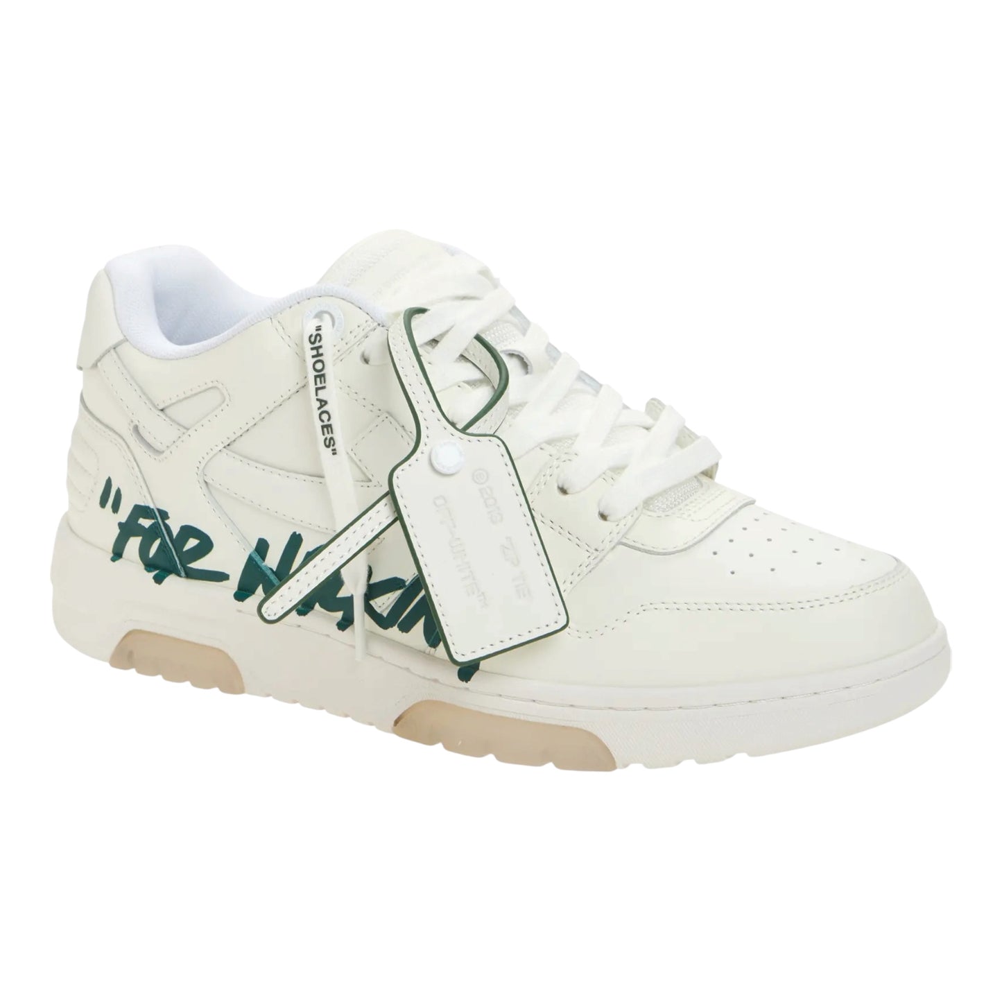 Off-White Out of Office for Walking Sneaker White Jet Green