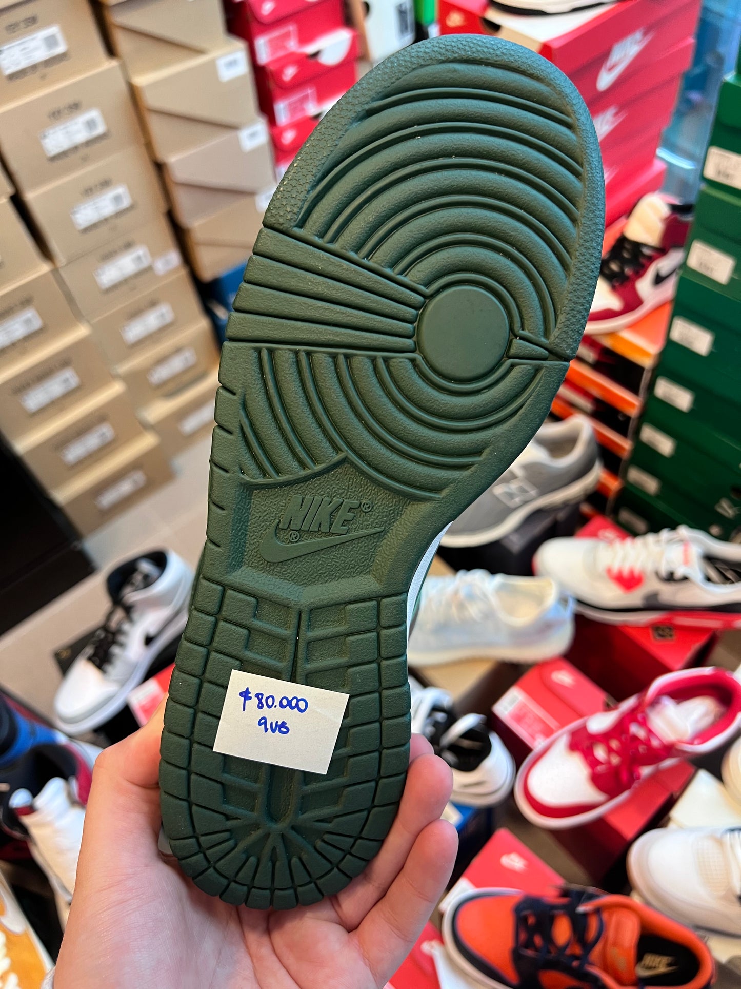 Nike Dunk High Spartan Green