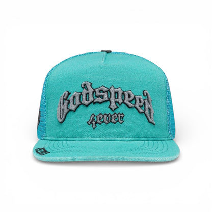 GS Forever Trucker Hat Godspeed Teal Washed