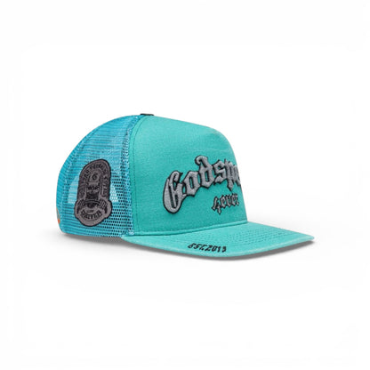GS Forever Trucker Hat Godspeed Teal Washed