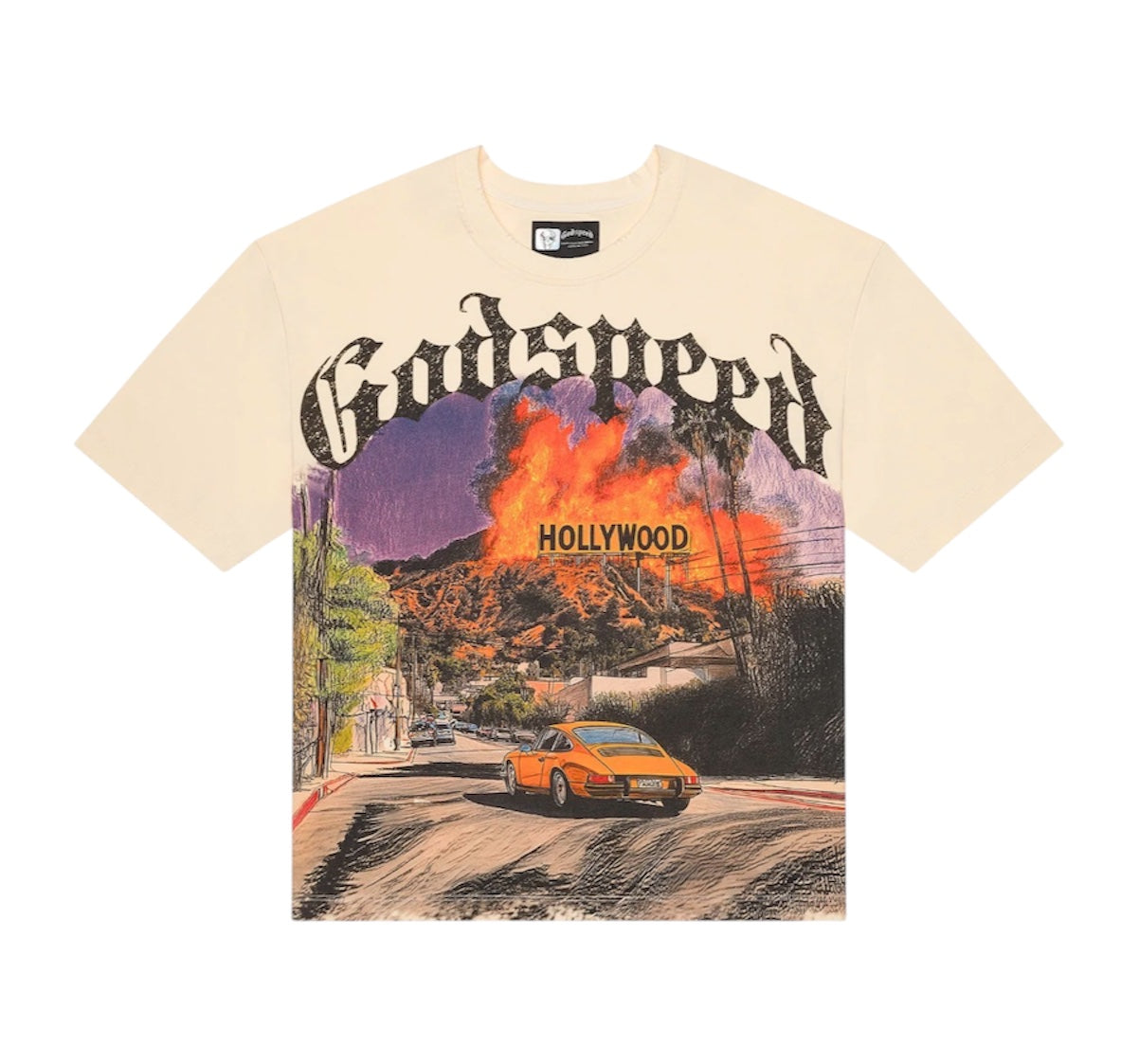 T-Shirt Godspeed Los Scandalous (Bone)